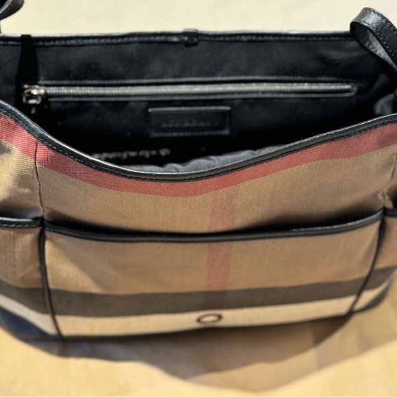 Burberry Tan and Black Dialer Bag